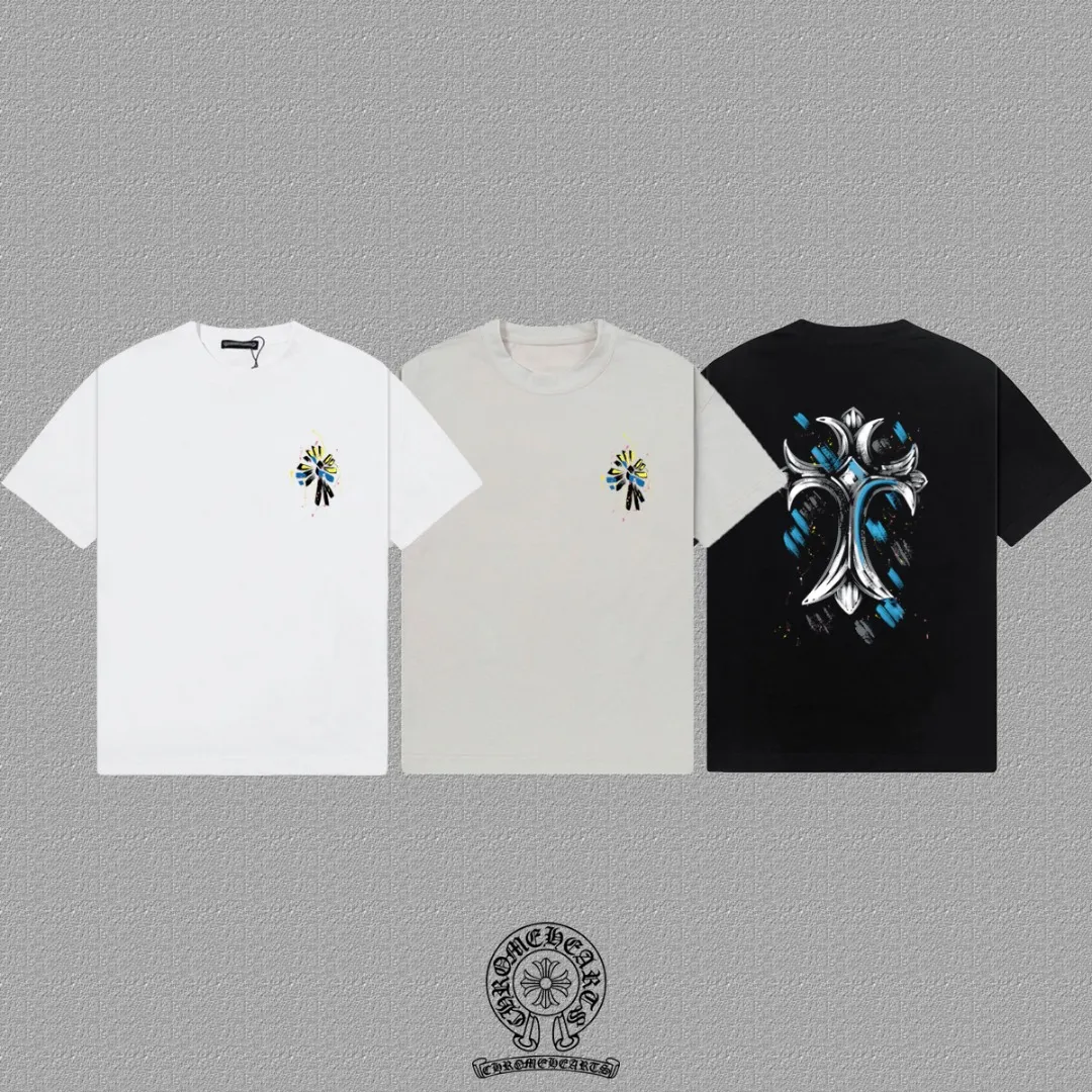[CH ] 2026FW T LOGO Premium 26s Same Style ：Black White Khaki Size：S M L XL 2XL